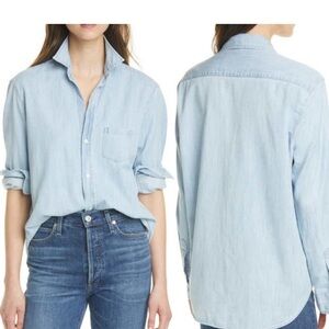 Frank & Eileen Barry button down denim shirt